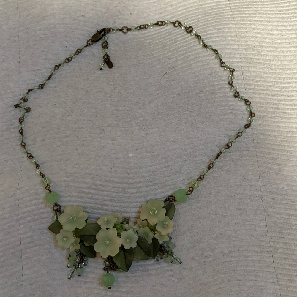 Colleen Toland Floral Beaded Necklace